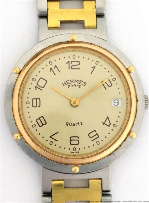 where to sell a vintage hermes watch|Hermes unisex 2101079 watch.